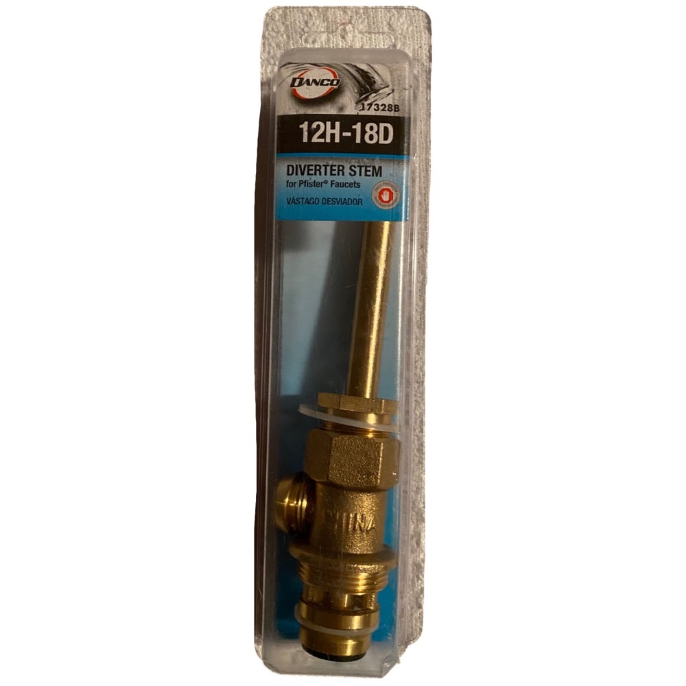 Danco 17328B Replacement 12H-18D Brass Diverter Stem for Price-Pfister